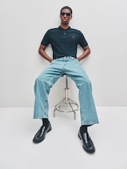 Fred Perry Blue Plain Polo Shirt - Image 3 of 6