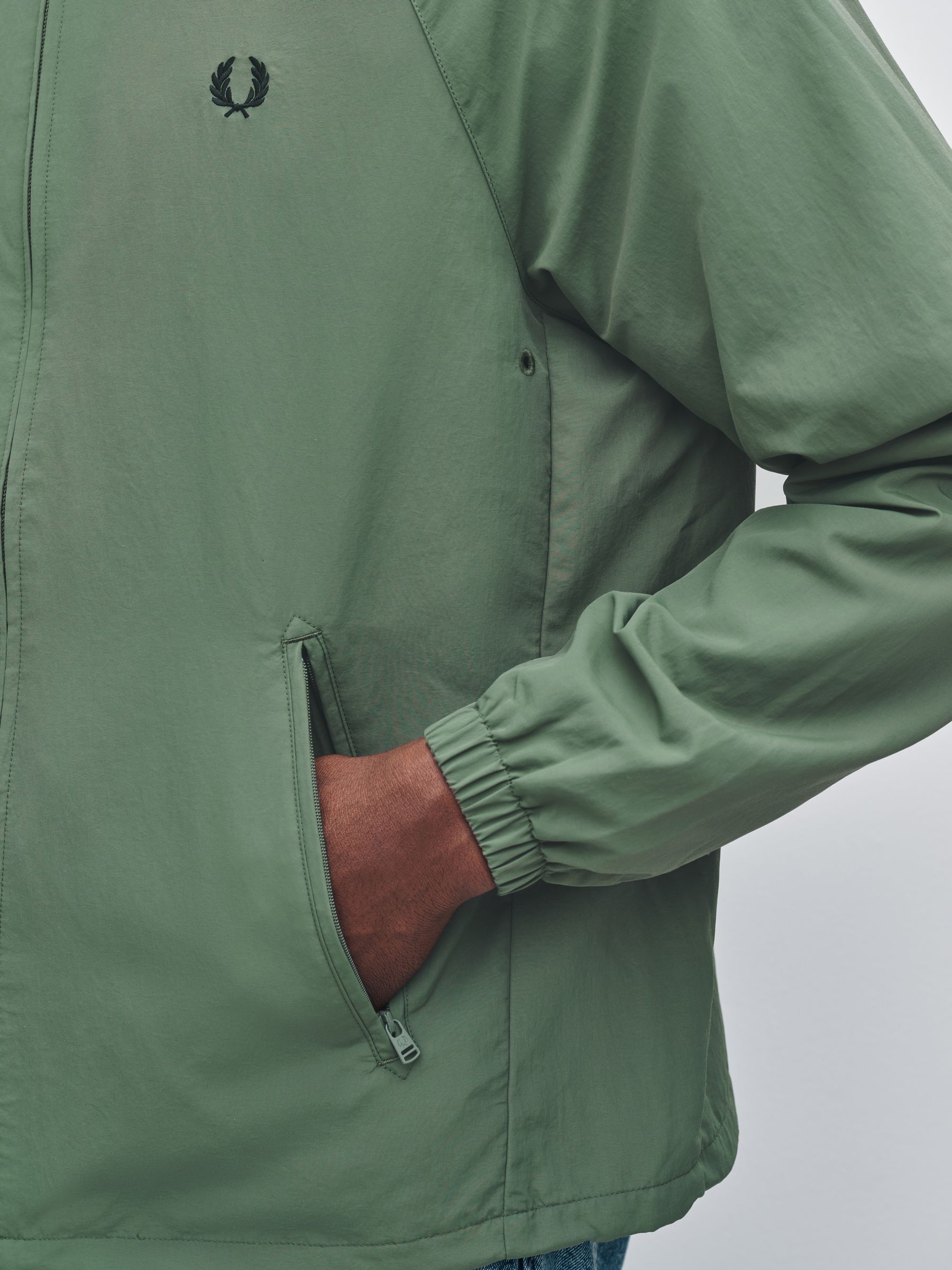 Buy Fred Perry Green Hooded Shell Jacket from the Next UK