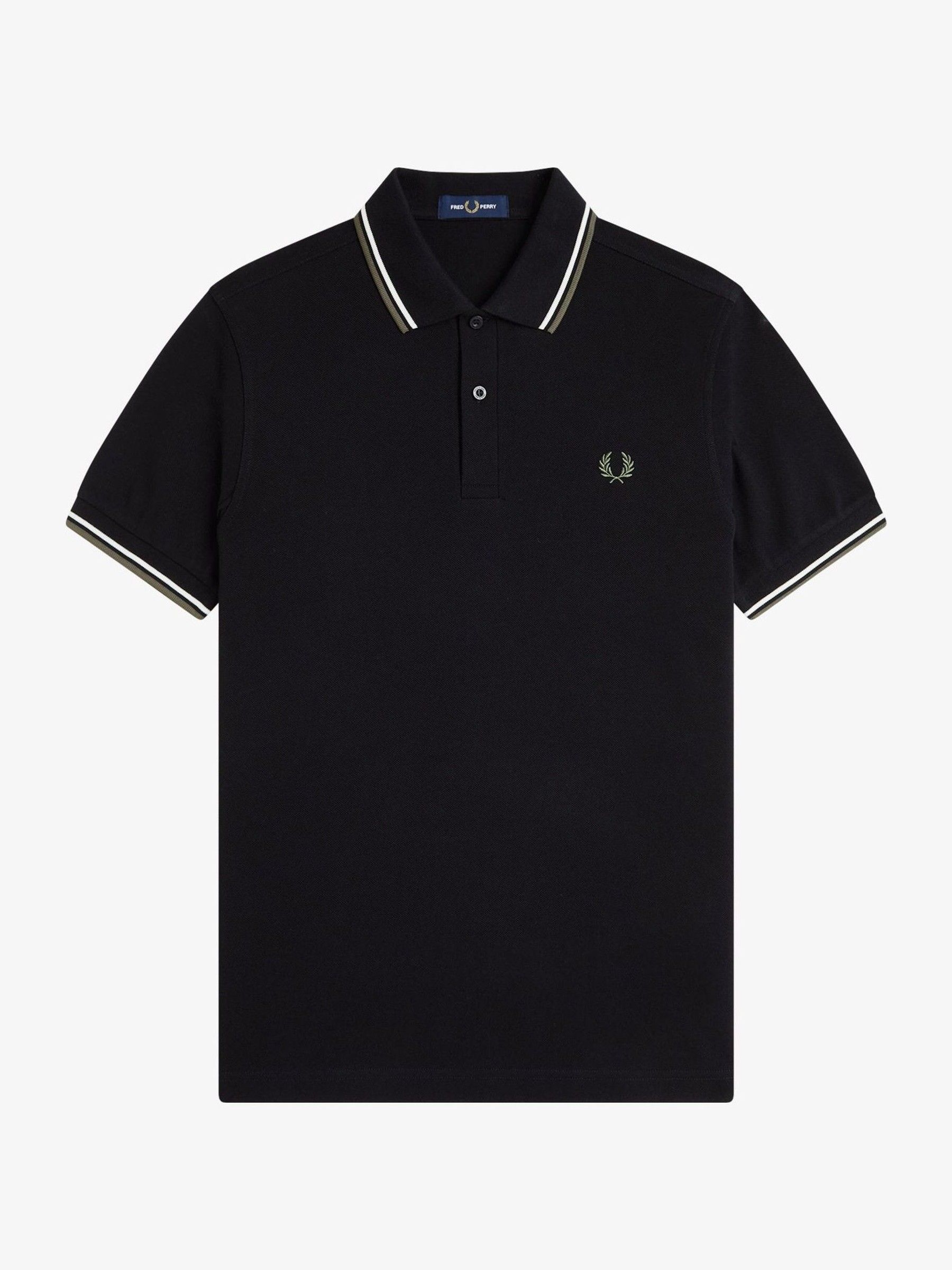 トップス FRED PERRY Twin Tipped Ribbed Polo Shirt Buy Fred Perry Black Twin Tipped Polo Shirt from Next Canada