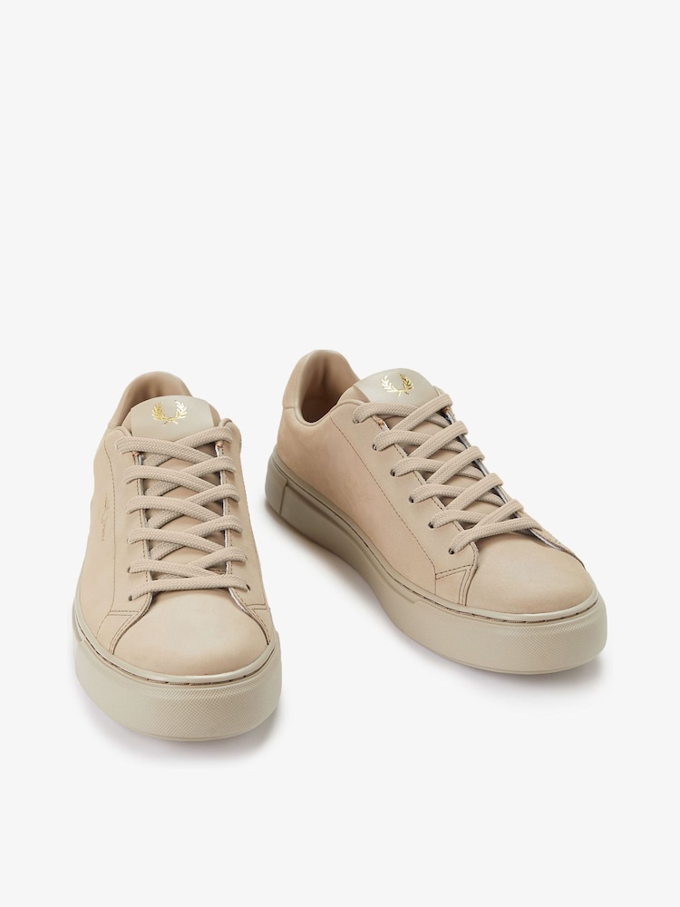 Fred Perry Natural B71 Nubuck Trainers - Image 2 of 4