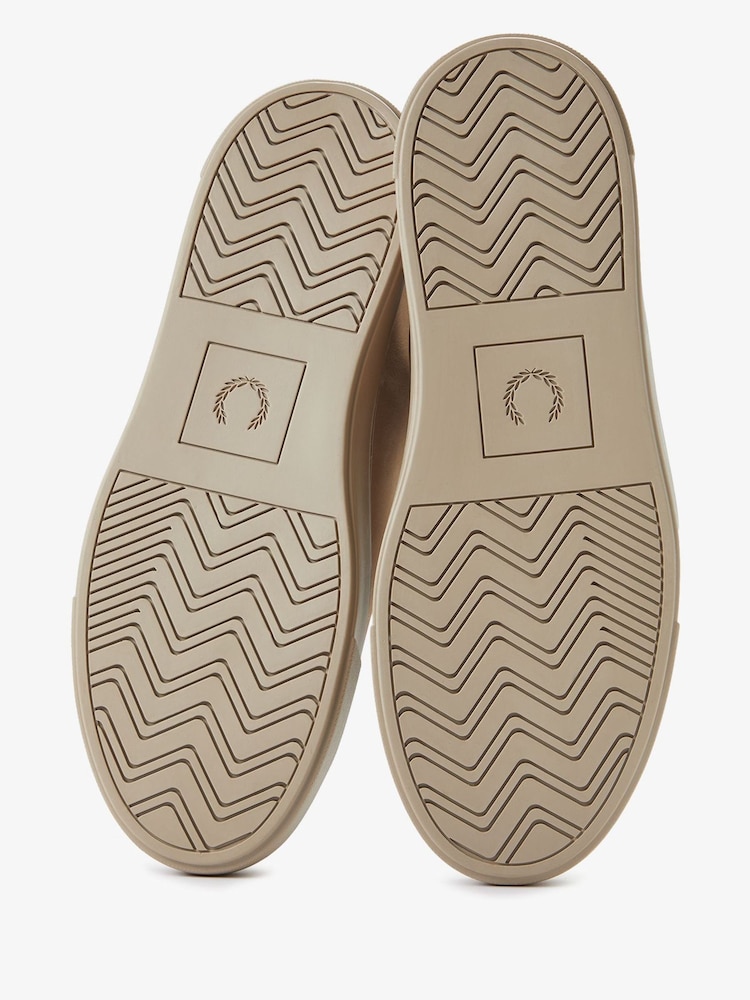 Fred Perry Natural B71 Nubuck Trainers - Image 4 of 4