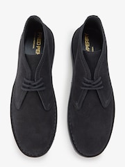 Fred Perry Hawley Suede Black Shoes - Image 4 of 5