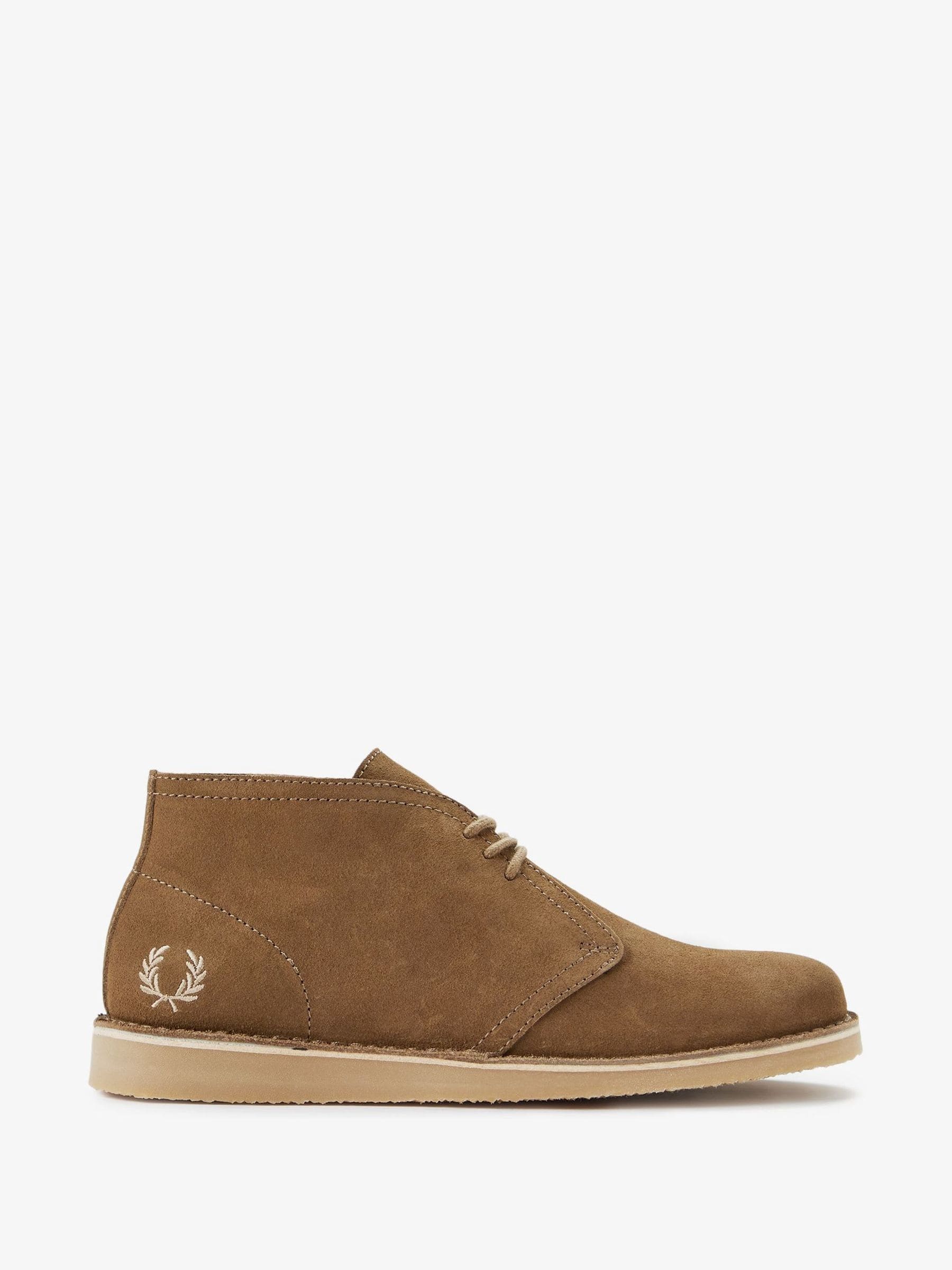 Buy Fred Perry Brown Hawley Suede Shoes from Next USA