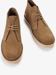Fred Perry Brown Hawley Suede Shoes - Image 3 of 4