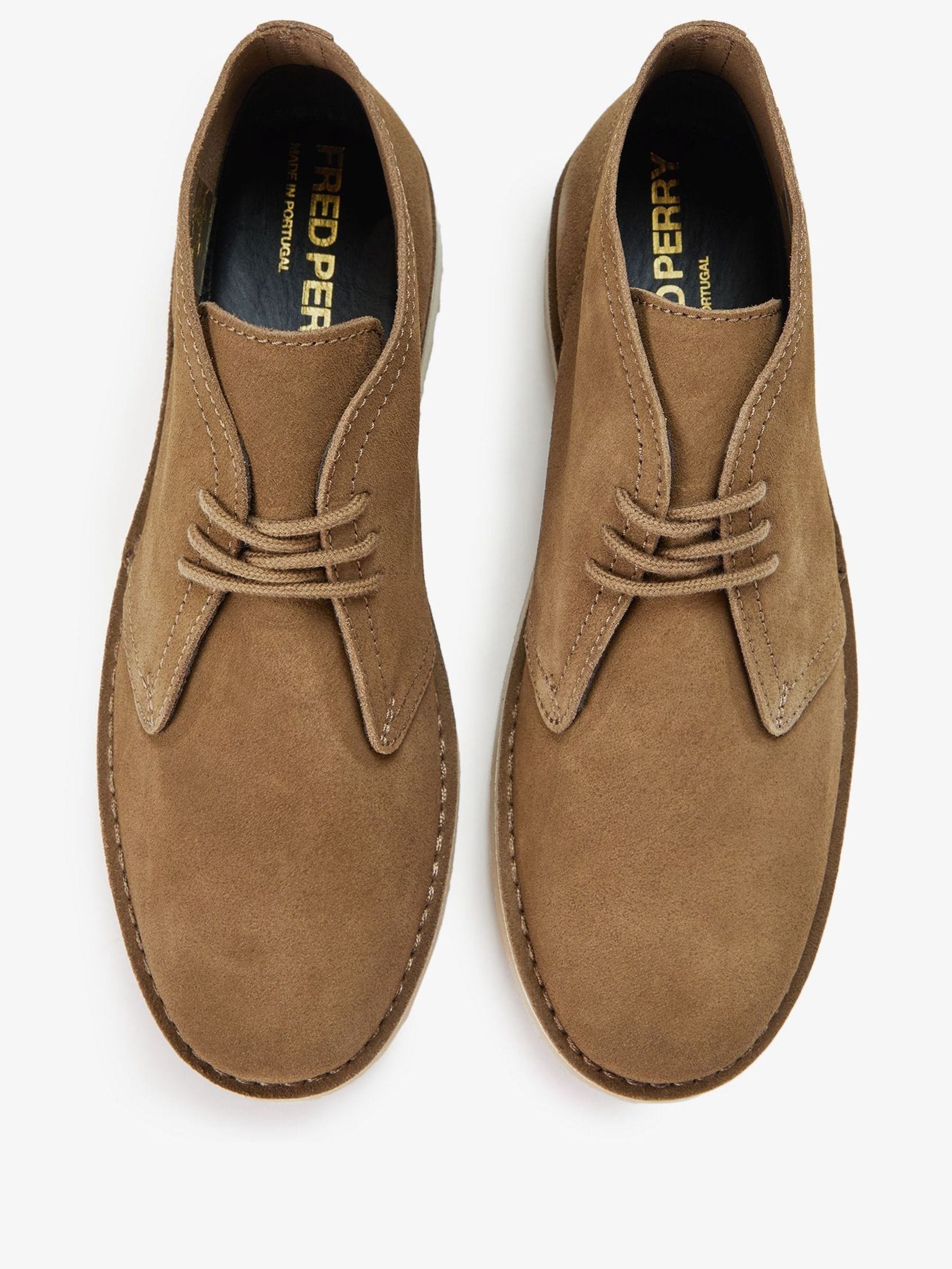 Buy Fred Perry Brown Hawley Suede Shoes from Next USA