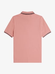 Fred Perry Pink Twin Tipped Polo Shirt - Image 6 of 7