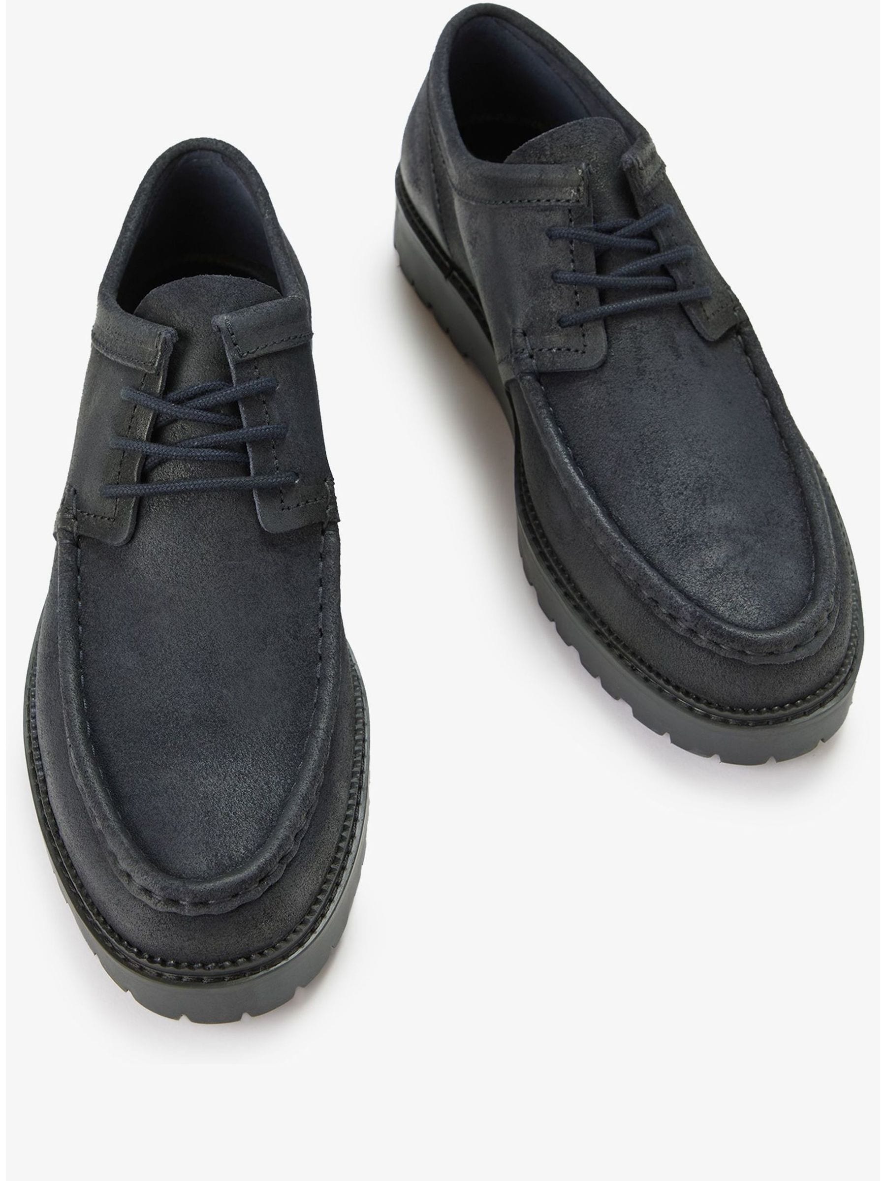 Buy Fred Perry Grey Low Kenney Waxed Suede Shoes from Next USA