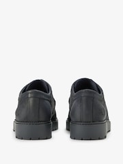 Fred Perry Grey Low Kenney Waxed Suede Shoes - Image 8 of 8