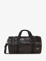 Fred Perry Tonal Classic Barrel Black Bag - Image 1 of 3