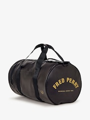 Fred Perry Tonal Classic Barrel Black Bag - Image 3 of 3