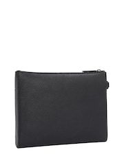 Tommy Hilfiger Black Monogram Pouch Bag - Image 2 of 5