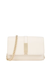 Tommy Hilfiger White Heritage Mini Cross-Body Bag With Chain - Image 1 of 5
