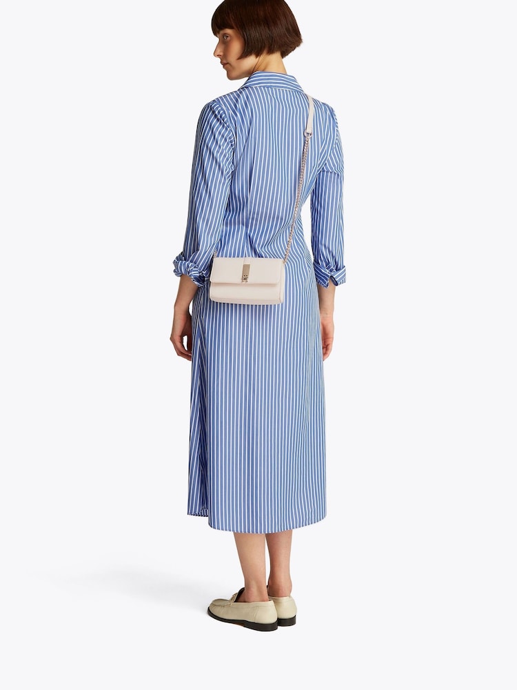 Tommy Hilfiger White Heritage Mini Cross-Body Bag With Chain - Image 5 of 5