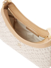 Tommy Hilfiger Brown Jacquard Shoulder Bag - Image 2 of 5