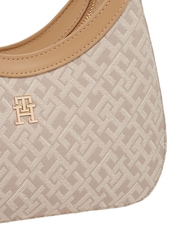 Tommy Hilfiger Brown Jacquard Shoulder Bag - Image 4 of 5