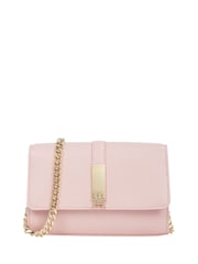 Tommy Hilfiger Pink Heritage Mini Cross-Body Bag With Chain - Image 1 of 5