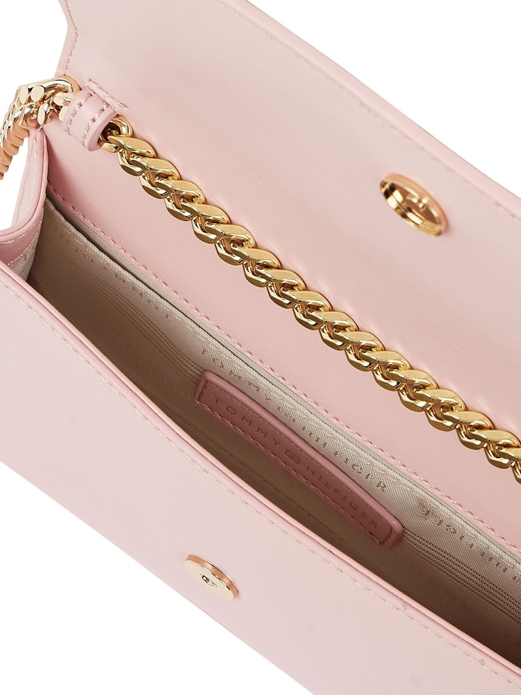 Buy Tommy Hilfiger Pink Heritage Mini Cross-Body Bag With Chain 