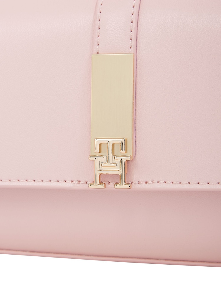 Tommy Hilfiger Pink Heritage Mini Cross-Body Bag With Chain - Image 5 of 5