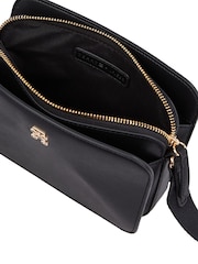 Tommy Hilfiger Black Logotape Camera Bag - Image 3 of 5