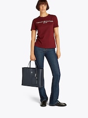 Tommy Hilfiger Blue Satchel Mono Bag - Image 5 of 5