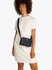 Tommy Hilfiger Blue Logotape Camera Bag - Image 5 of 5