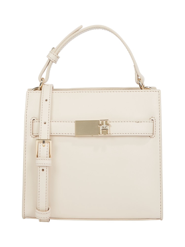 Tommy Hilfiger White Heritage Mini Satchel Bag - Image 1 of 5 Tommy Hilfiger White Heritage Mini Satchel Bag - Image 1 of 5