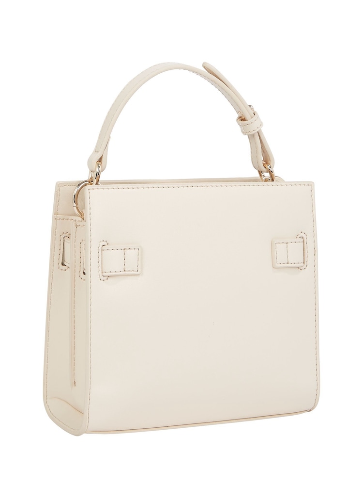 Tommy Hilfiger White Heritage Mini Satchel Bag - Image 2 of 5