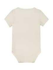 Calvin Klein Cream Monogram Short Sleeve Bodysuit - Image 2 of 2