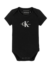 Calvin Klein Black Monogram Short Sleeve Body - Image 1 of 2