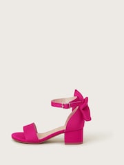 Monsoon Pink Two Part Bow Heels - Image 1 of 3
