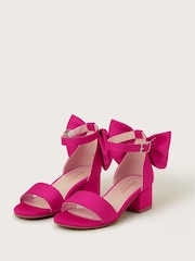 Monsoon Pink Two Part Bow Heels - Image 2 of 3