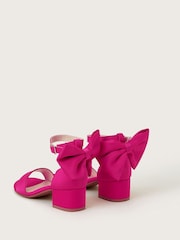 Monsoon Pink Two Part Bow Heels - Image 3 of 3
