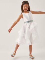 Monsoon White Organza Flower Can Dress - Image 1 of 4