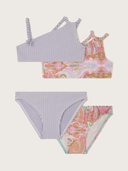 Monsoon Blue Paisley Strike Bikini Set 2 Pack - Image 1 of 3