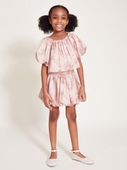 Monsoon Esme Rose Satin Puff Skirt - Imagen 1 de 4