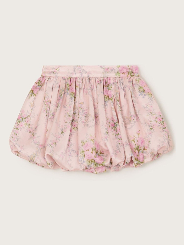 Monsoon Esme Rose Satin Puff Skirt - Imagen 2 de 4