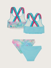 Monsoon Blue Splash Print Bikini Sets 2 Pack - Image 2 of 3