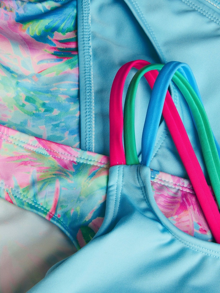 Monsoon Blue Splash Print Bikini Sets 2 Pack - Image 3 of 3