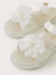 Monsoon Natural Corsage Flower Sandals - Image 3 of 3