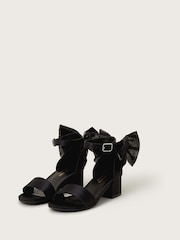 Monsoon Black Two Part Bow Heels - Image 2 of 3