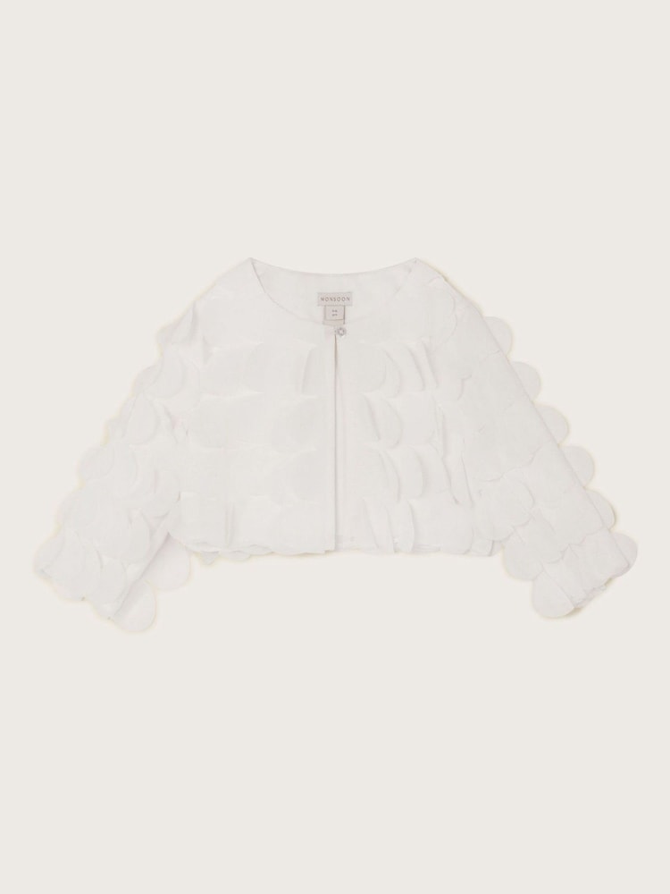 Monsoon White Jazzy Scallop Cover-Up - Image 2 of 4