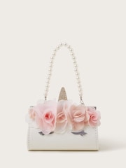 Monsoon Natural Mini Unicorn Pearl Strap Bag - Image 1 of 4