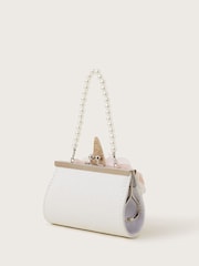 Monsoon Natural Mini Unicorn Pearl Strap Bag - Image 2 of 4