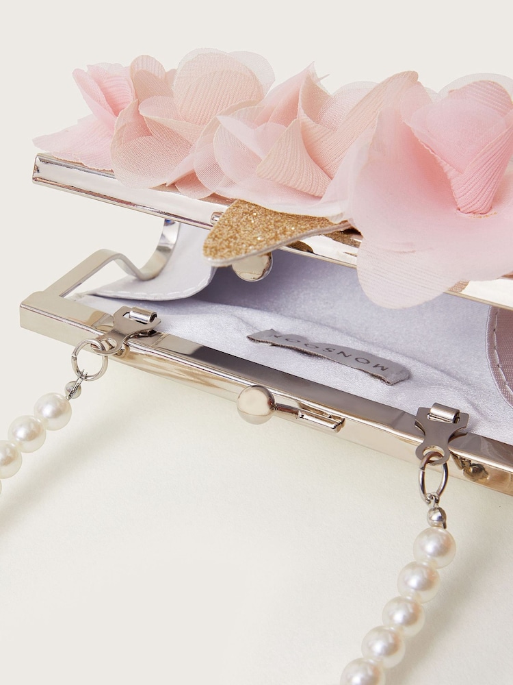 Monsoon Natural Mini Unicorn Pearl Strap Bag - Image 4 of 4