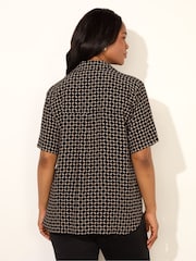 Live Unlimited Curve Geo Print Short Sleeve Shirt - Imagen 6 de 6