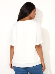 Live Unlimited Curve Woven Overlay Top - Imagem 3 de 3