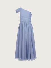 Monsoon Blue Texas One Shoulder Prom Dress - Image 1 of 3