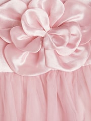 Monsoon Pink Annabelle Flower Bodice Tulle Dress - Image 4 of 4
