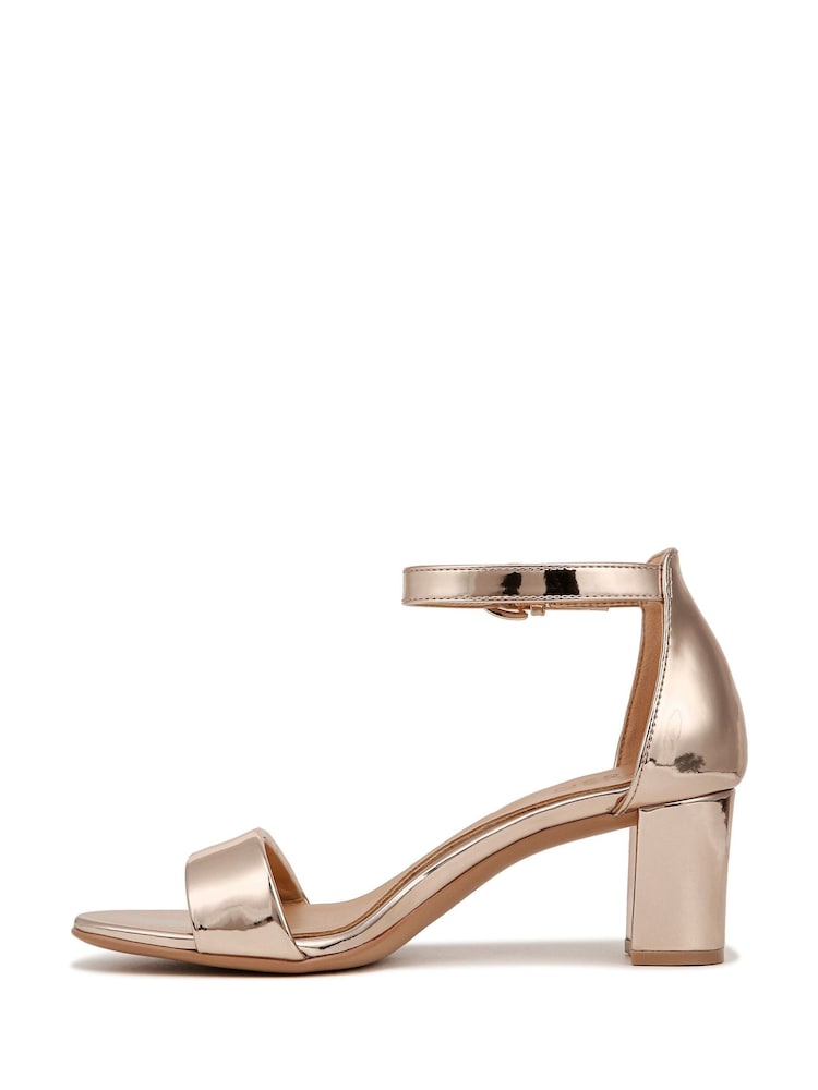 Naturalizer Silver Vera Wide Fit Ankle Strap Sandals - Image 2 of 7