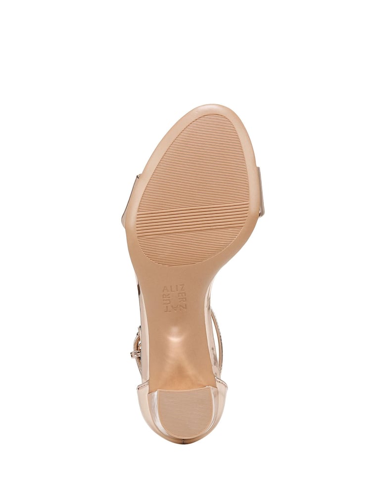 Naturalizer Silver Vera Wide Fit Ankle Strap Sandals - Image 7 of 7